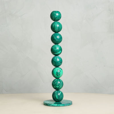 Green Malechite Candle Stand
