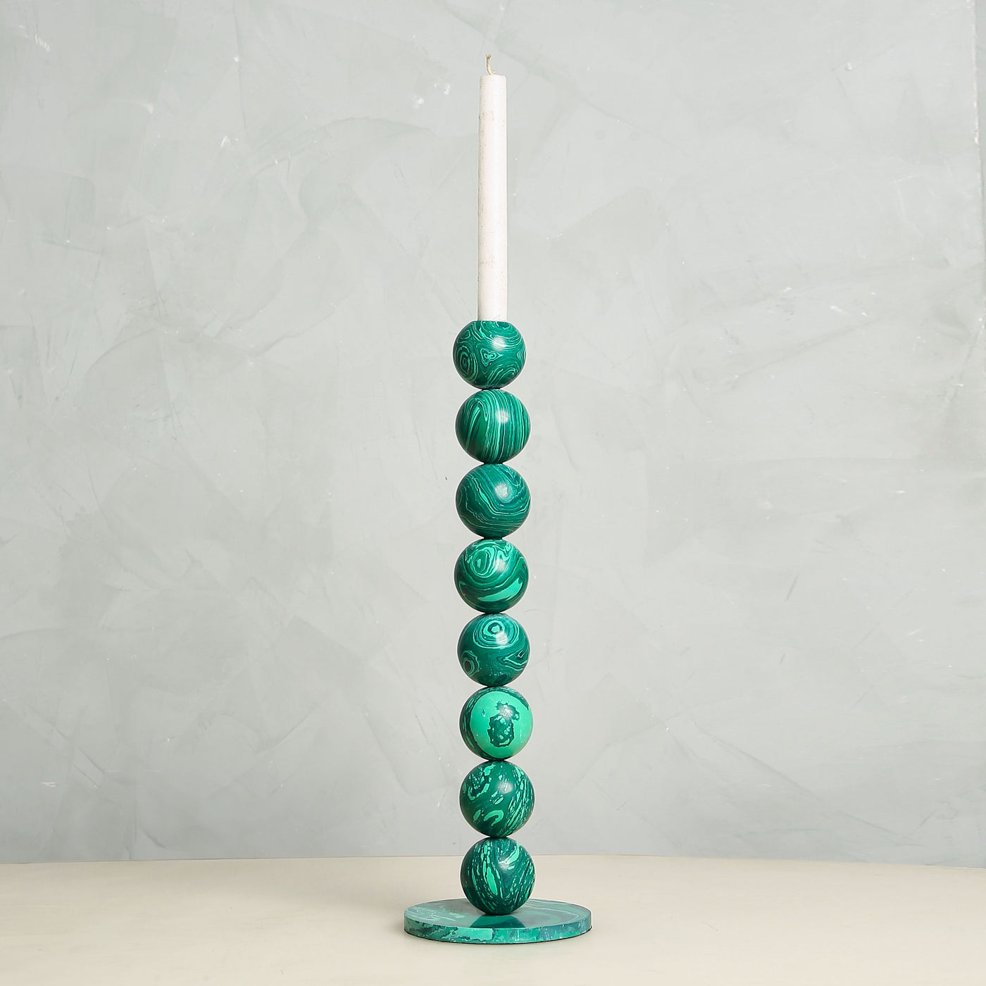 Green Malechite Candle Stand