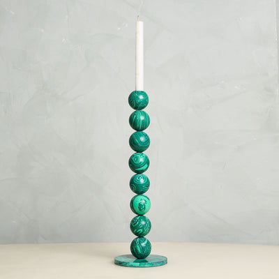 Green Malechite Candle Stand