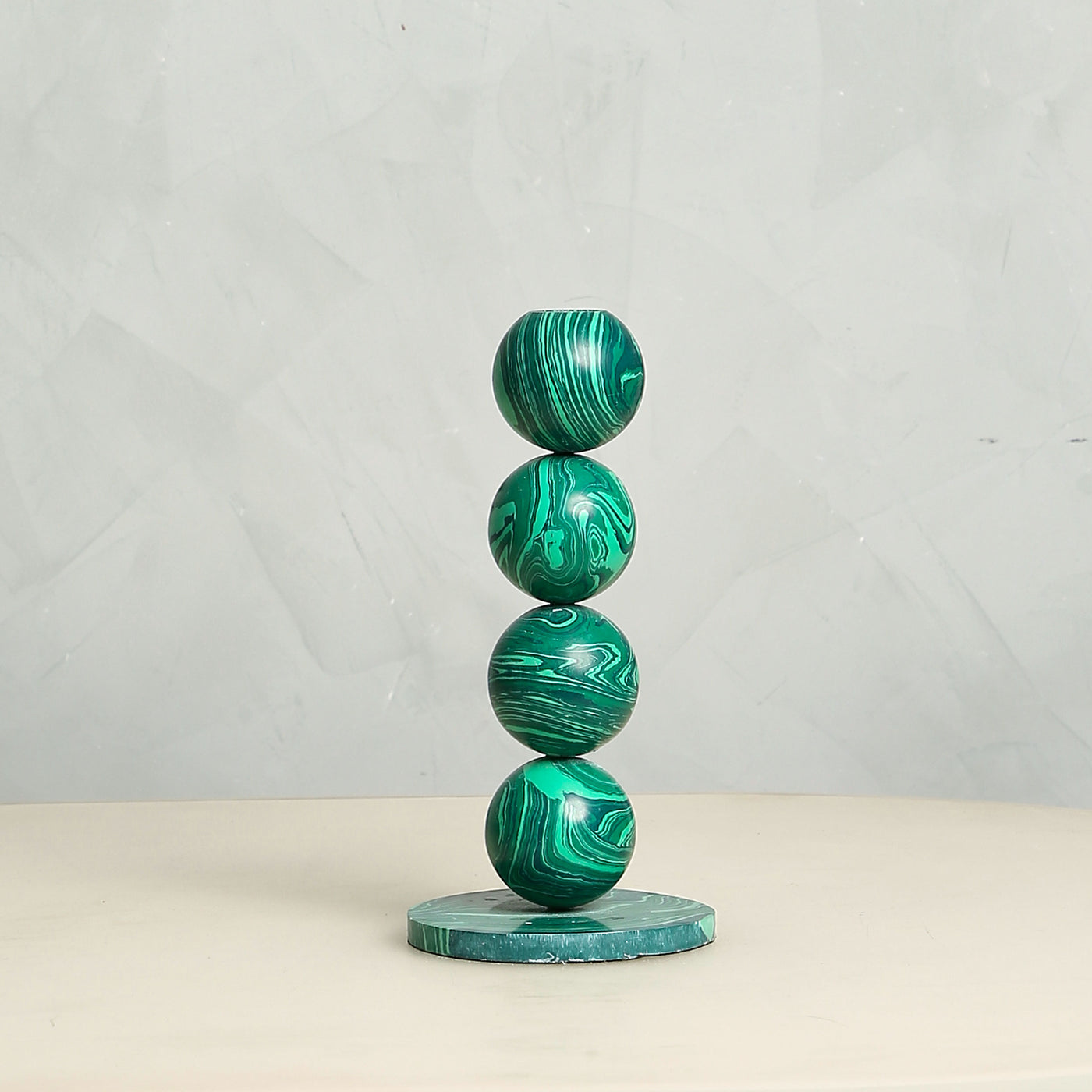 Green Malechite Candle Stand