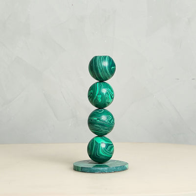 Green Malechite Candle Stand