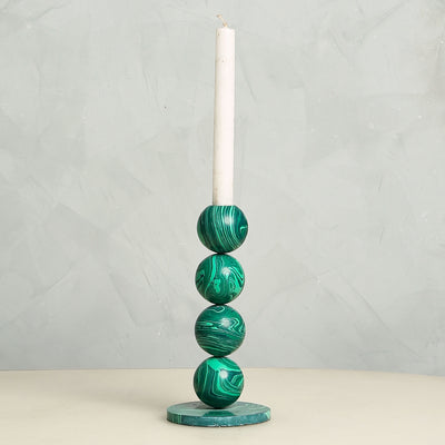 Green Malechite Candle Stand