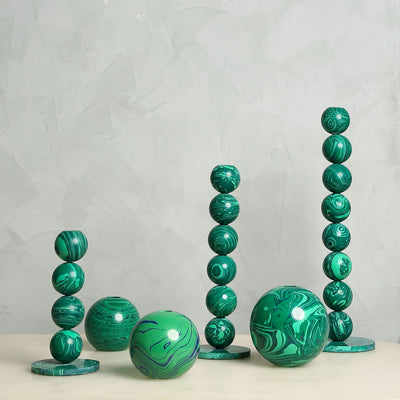 Green Malechite Candle Stand
