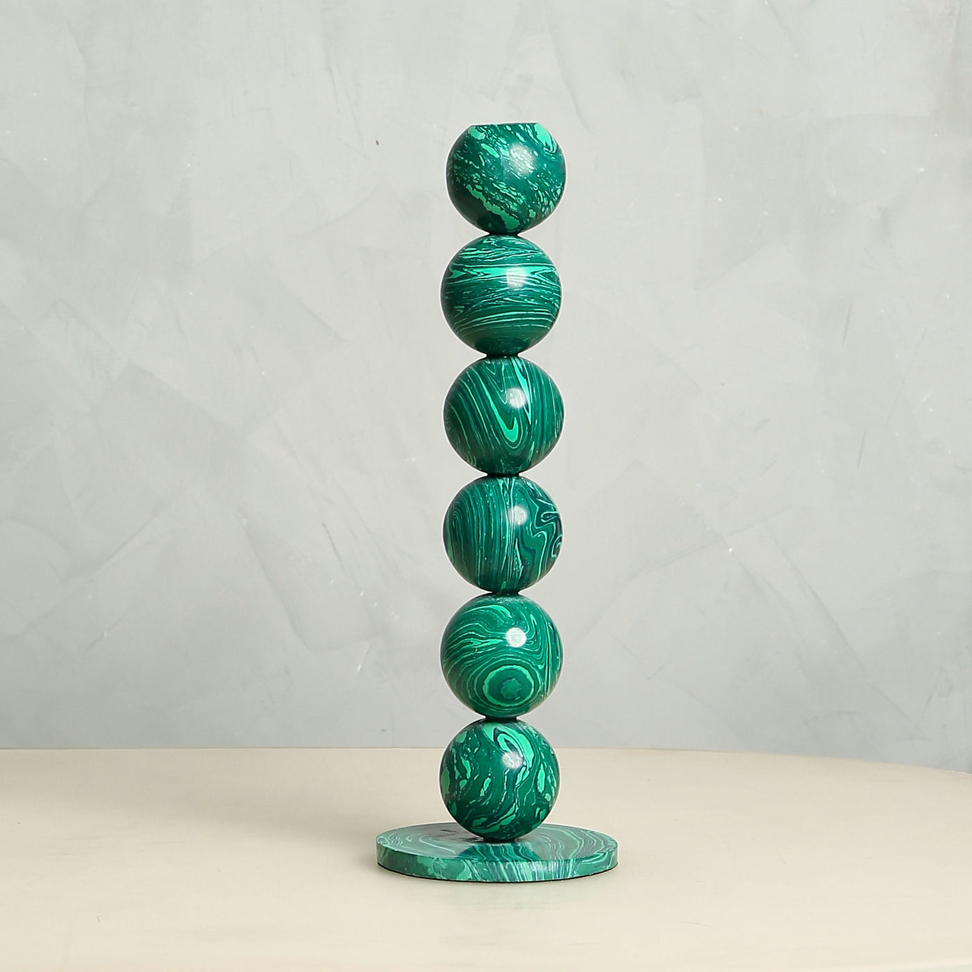 Green Malechite Candle Stand