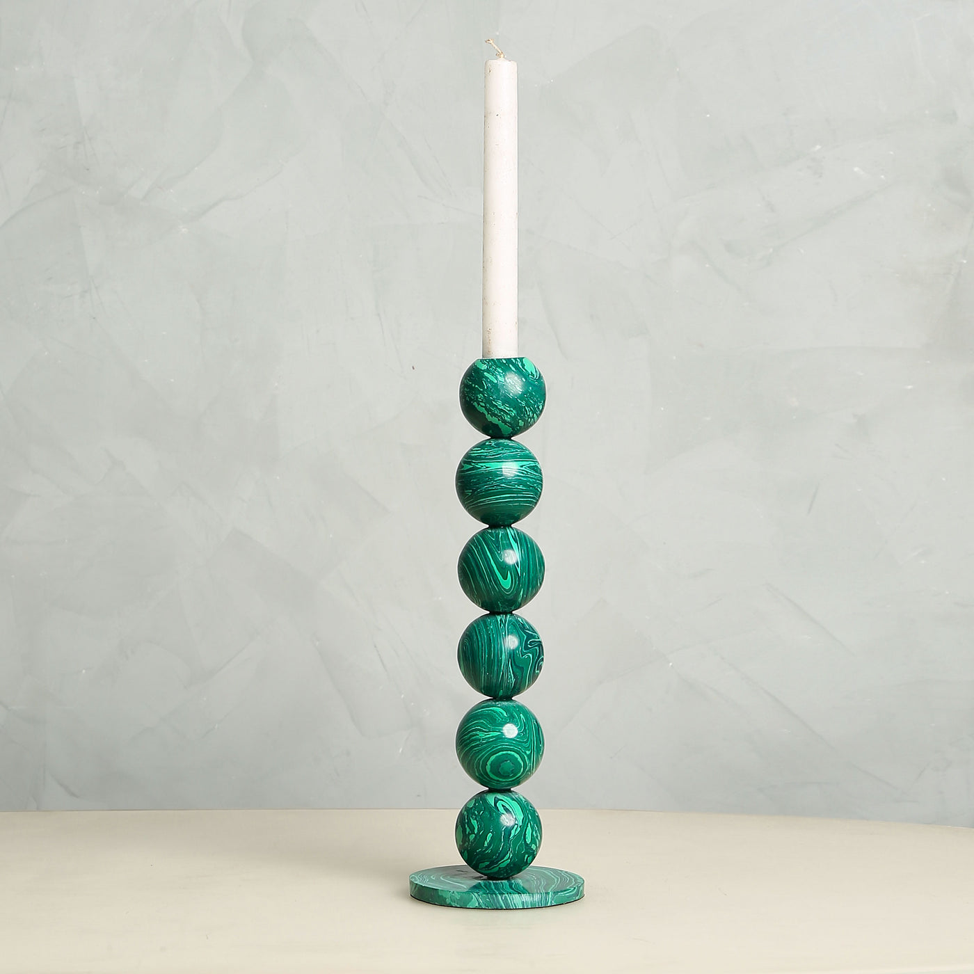 Green Malechite Candle Stand