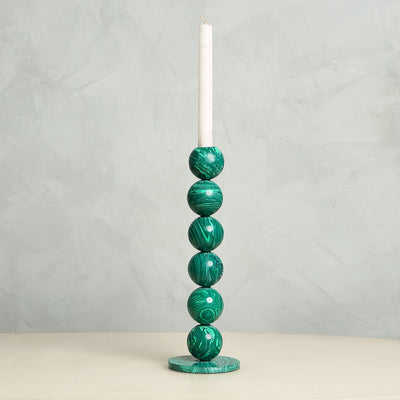 Green Malechite Candle Stand