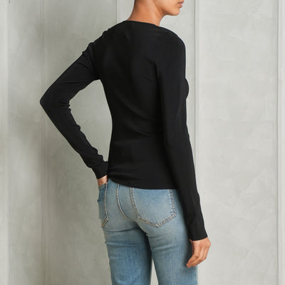 GALVAN Freya Top full sleeves black 