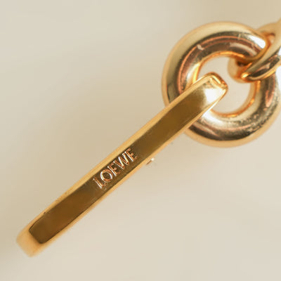 Loewe Donut Chain Strap Brass