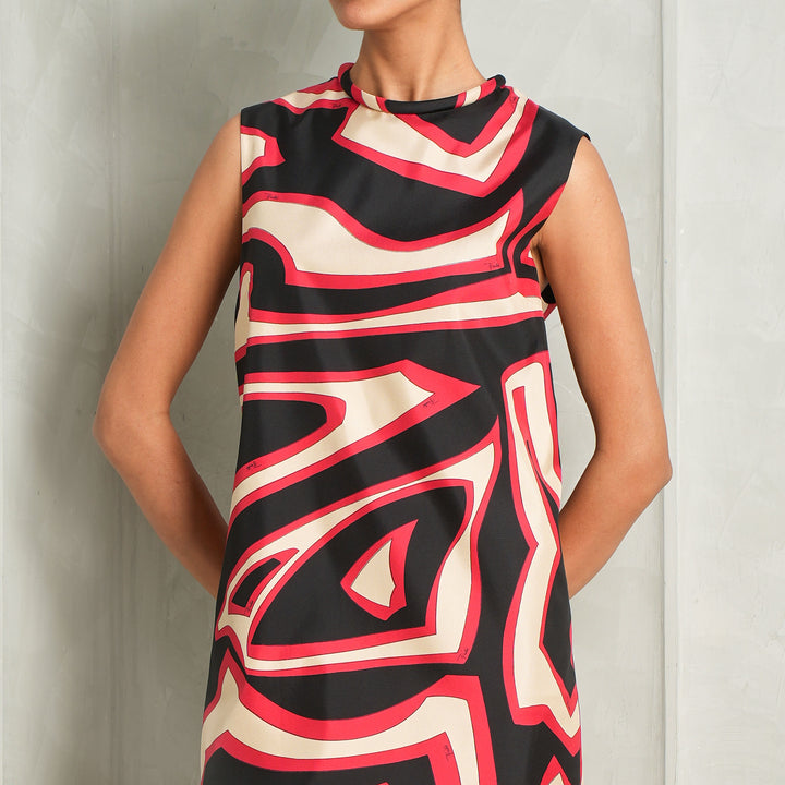 Gold Red Short Dress | Pucci