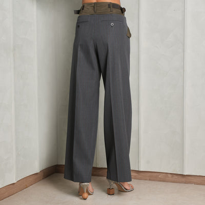 Stripe Doeskin Pants