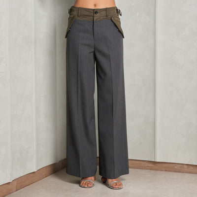 Stripe Doeskin Pants