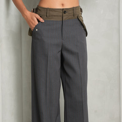 Stripe Doeskin Pants