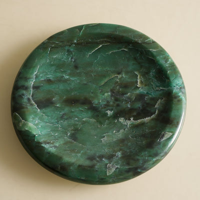 Green Round Plate