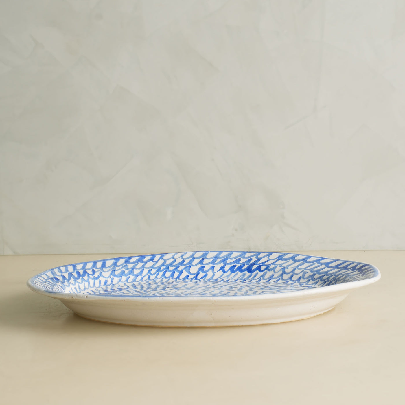 Hand Painted Oval Platter