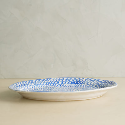 Hand Painted Oval Platter