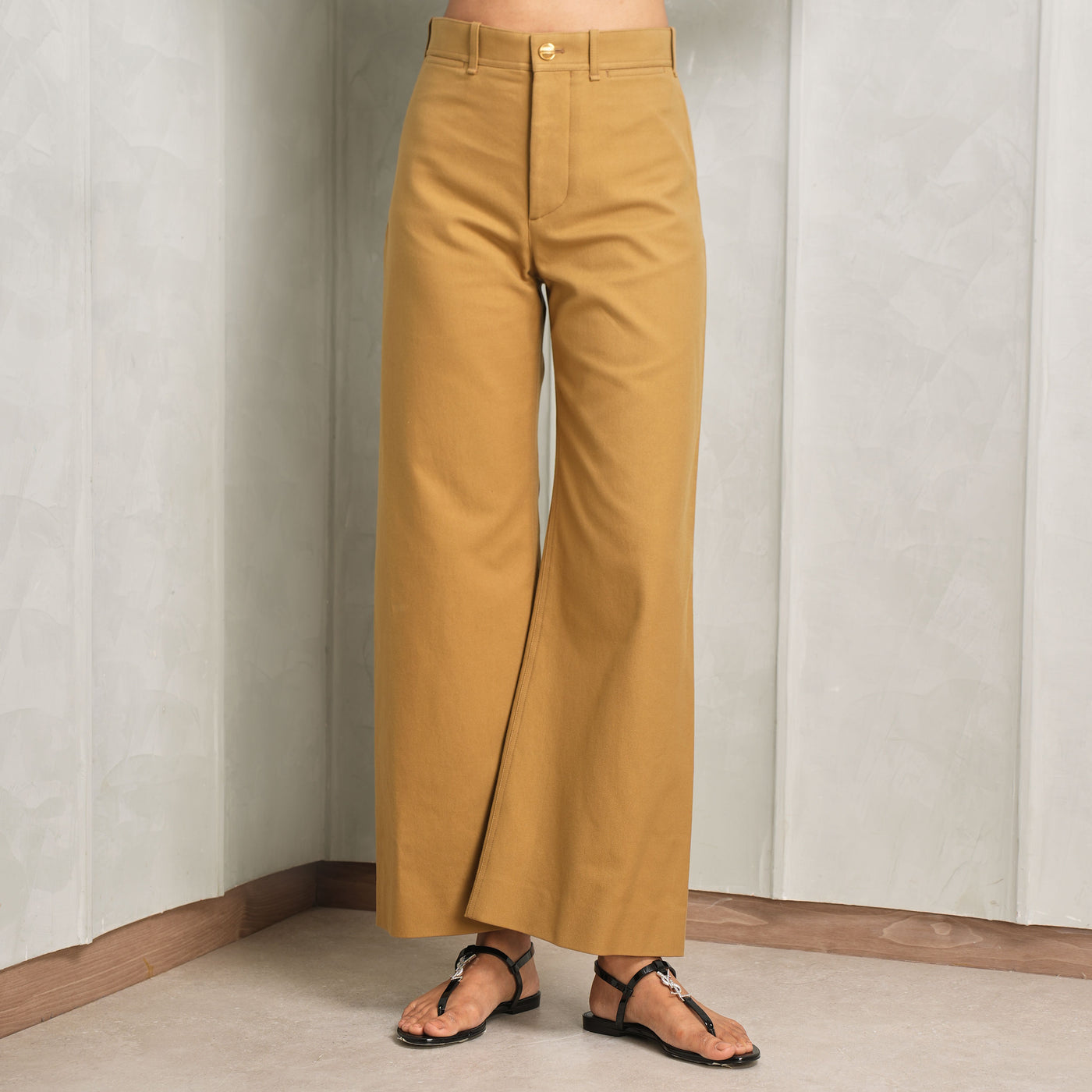 Chloé Wide Leg Pants Cream