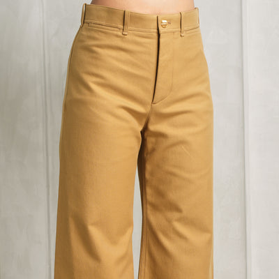 Chloé Wide Leg Pants Cotton