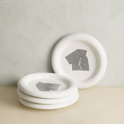 Black Holiday Pasta Plate