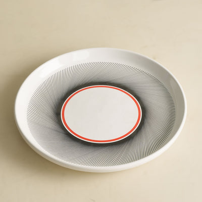 Radial Holiday Dinner Plate