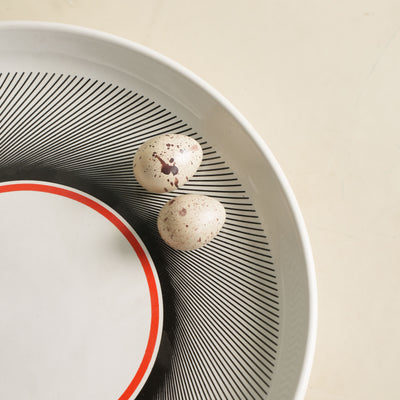 Radial Holiday Dinner Plate