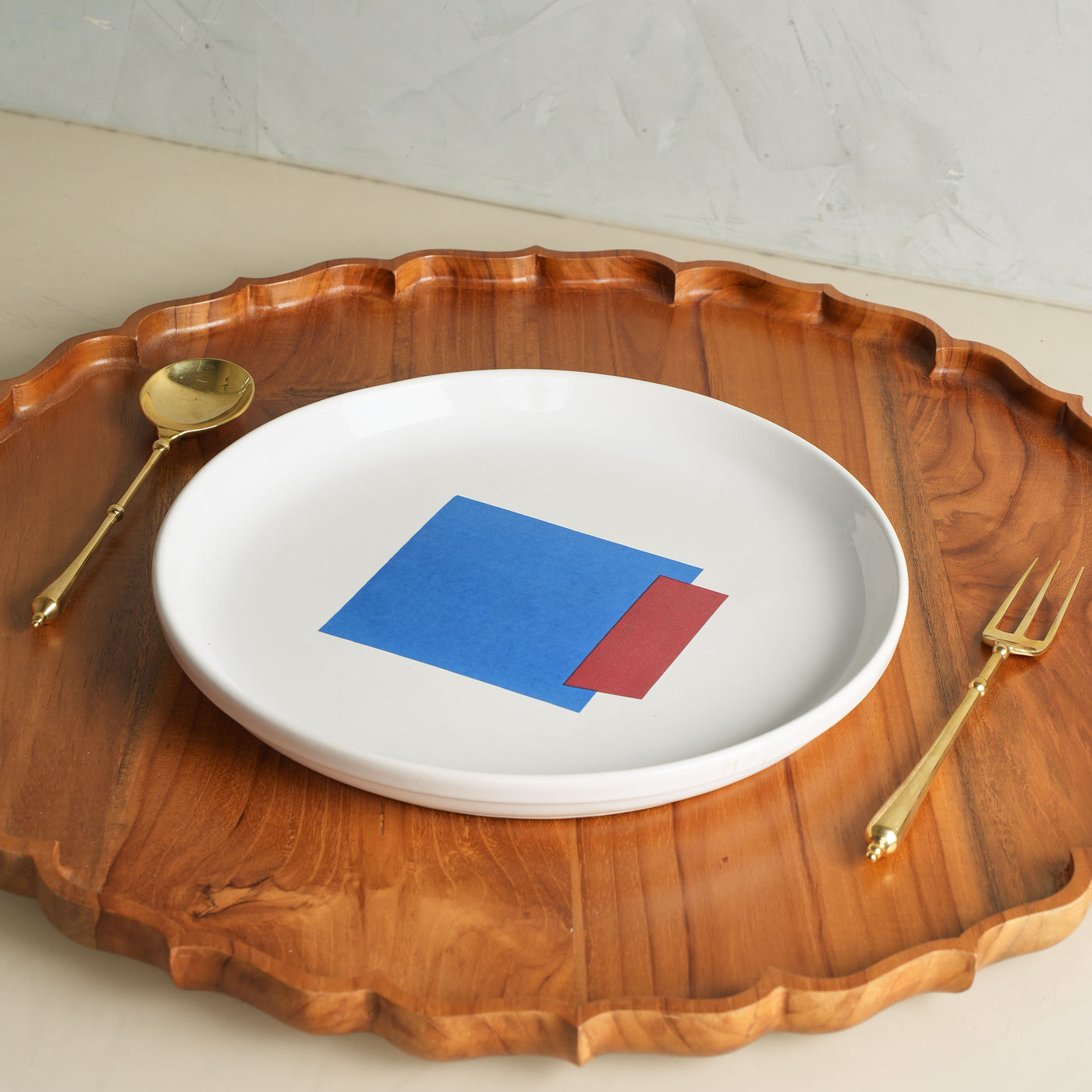 Collage Holiday Dinner Plate