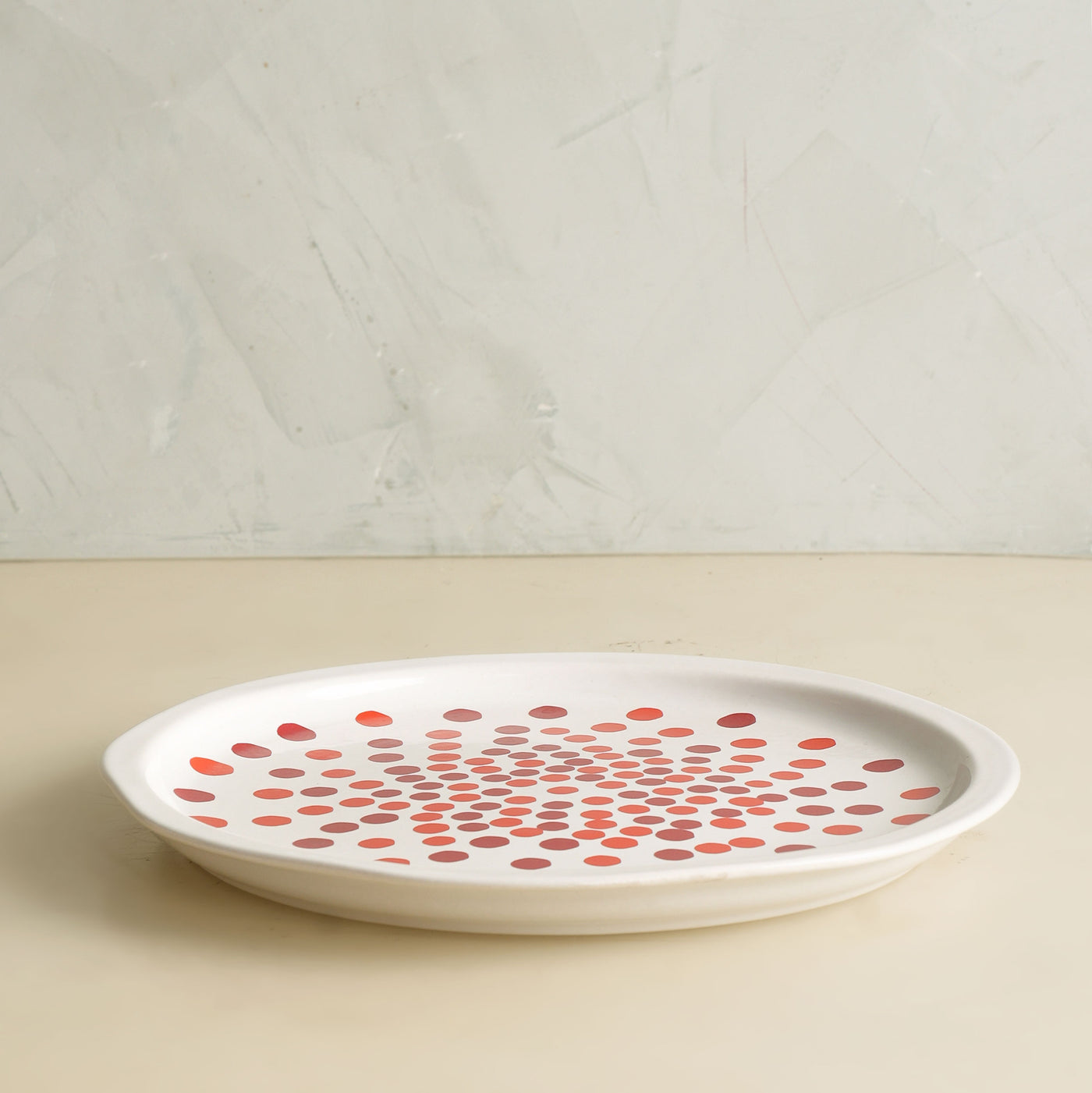 Red Bindi Holiday Plate