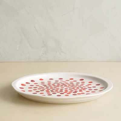 Red Bindi Holiday Plate