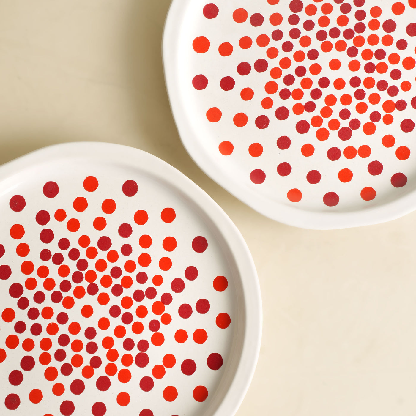 Red Bindi Holiday Plate