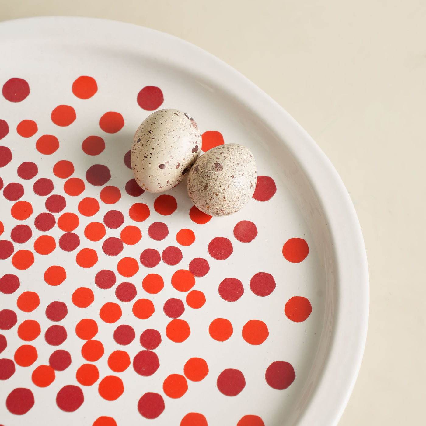 Red Bindi Holiday Plate