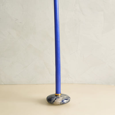 Idli Lapis Blue Candle Holder