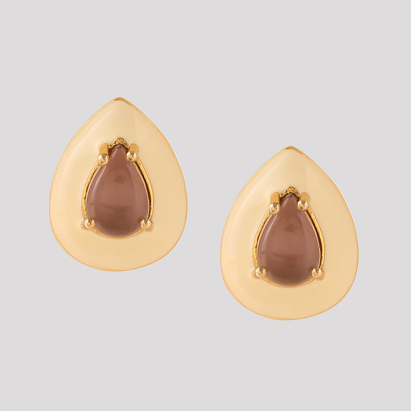 AZGA 22kt gold plated Drop Earrings