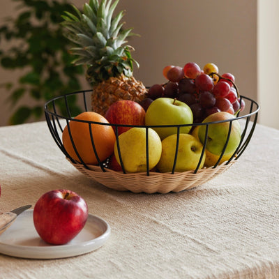 FLECK Fruit & Vegetable Rattan Basket