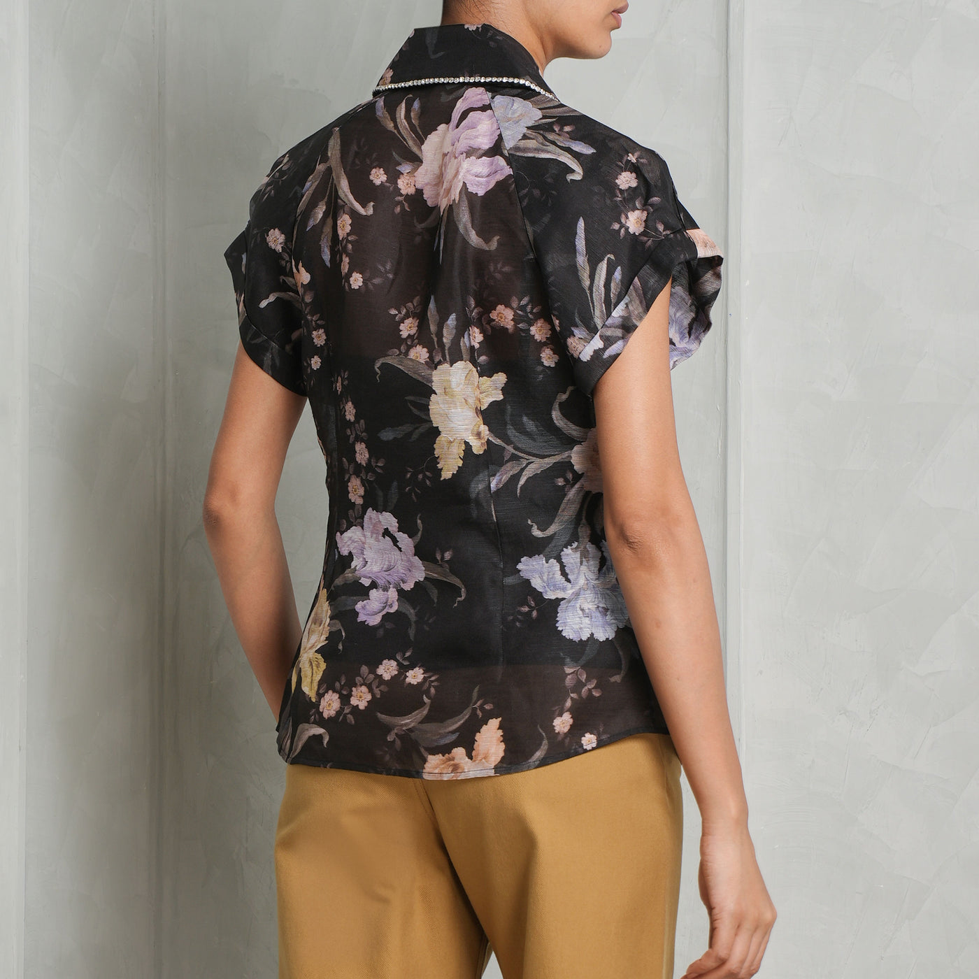 ZIMMERMAN Eden Fitted Blouse silk