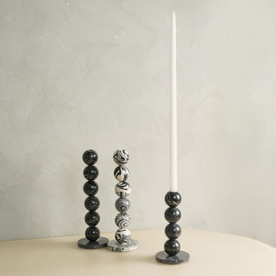 Italian Black Candle Stand