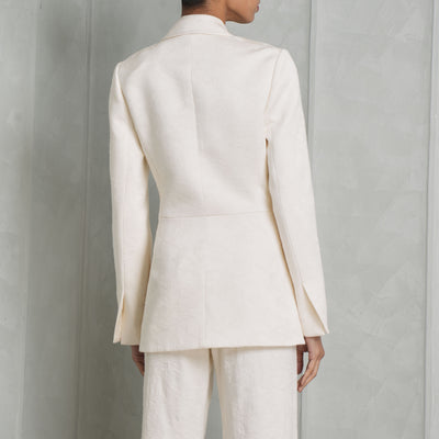 ALEXIS Ivory white buttoned varo jacket 