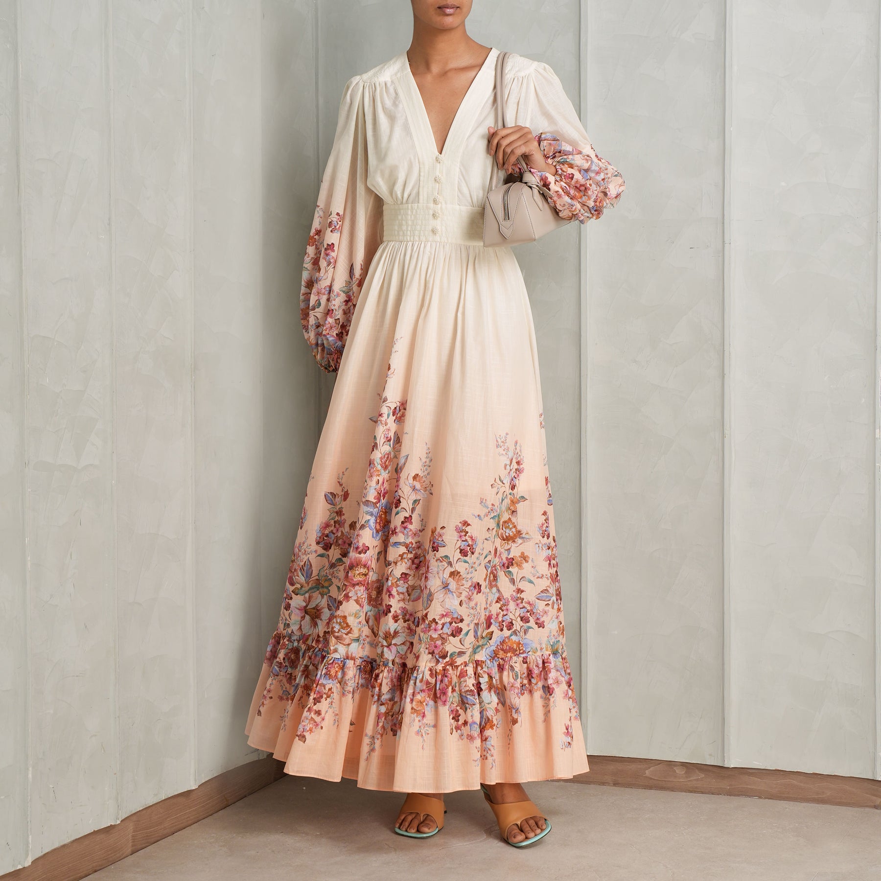 Awaken Plunge Maxi Dress | Le Mill | Zimmermann Awaken Plunge Maxi Dress | Le Mill | Zimmermann