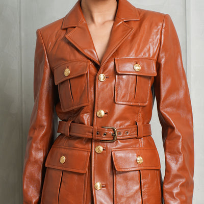 Chloé Utilitarian Jacket Leather