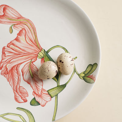 Kachnaar Pink Bloom Quarter Plate