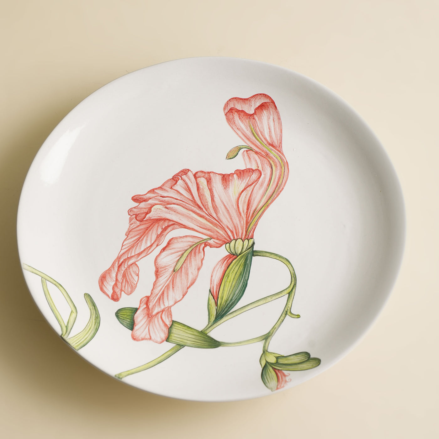 Kachnaar Pink Bloom Quarter Plate