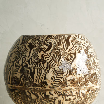 Large V shape moon jar