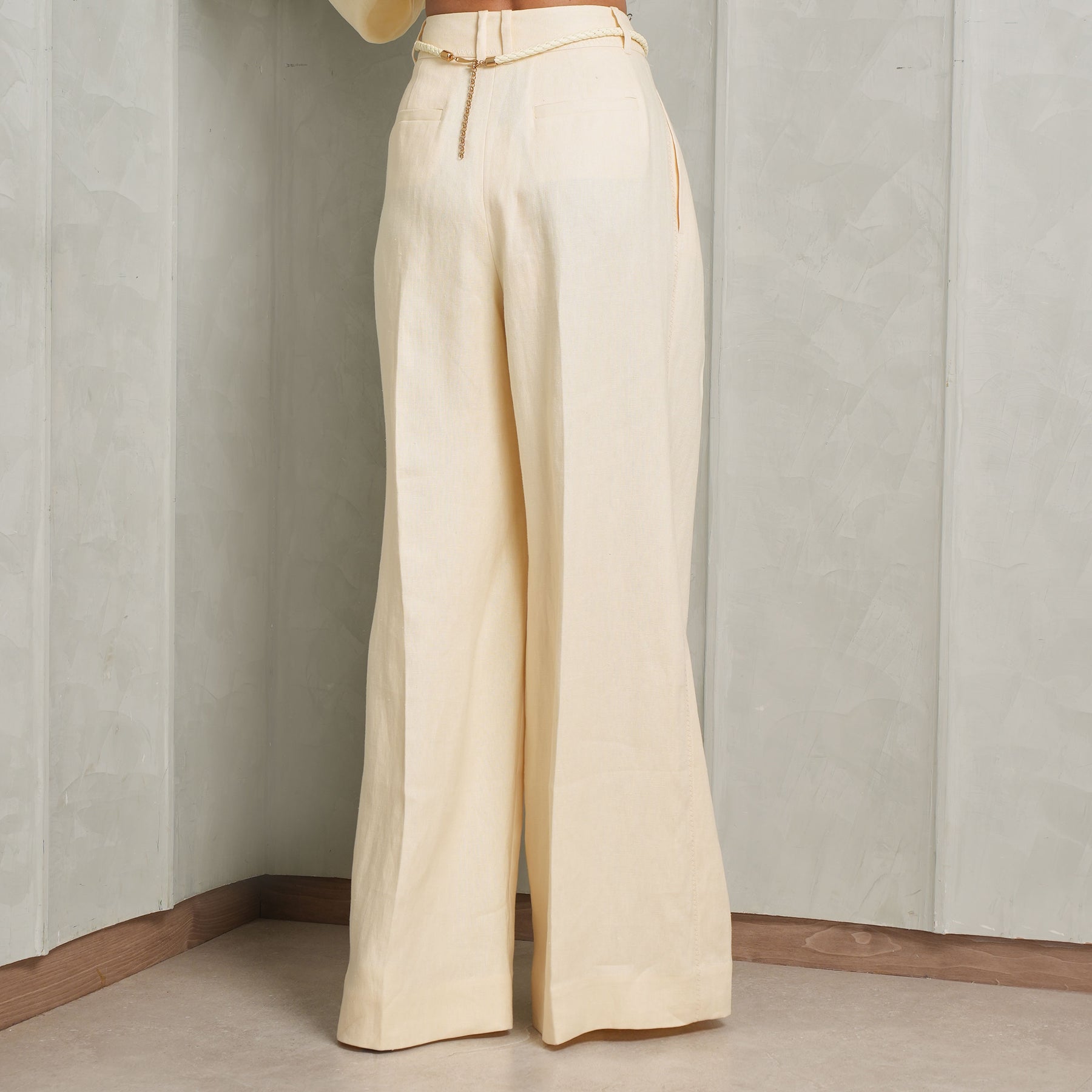 Illuminate Linen Wide Leg Pant Zimmermann Le Mill