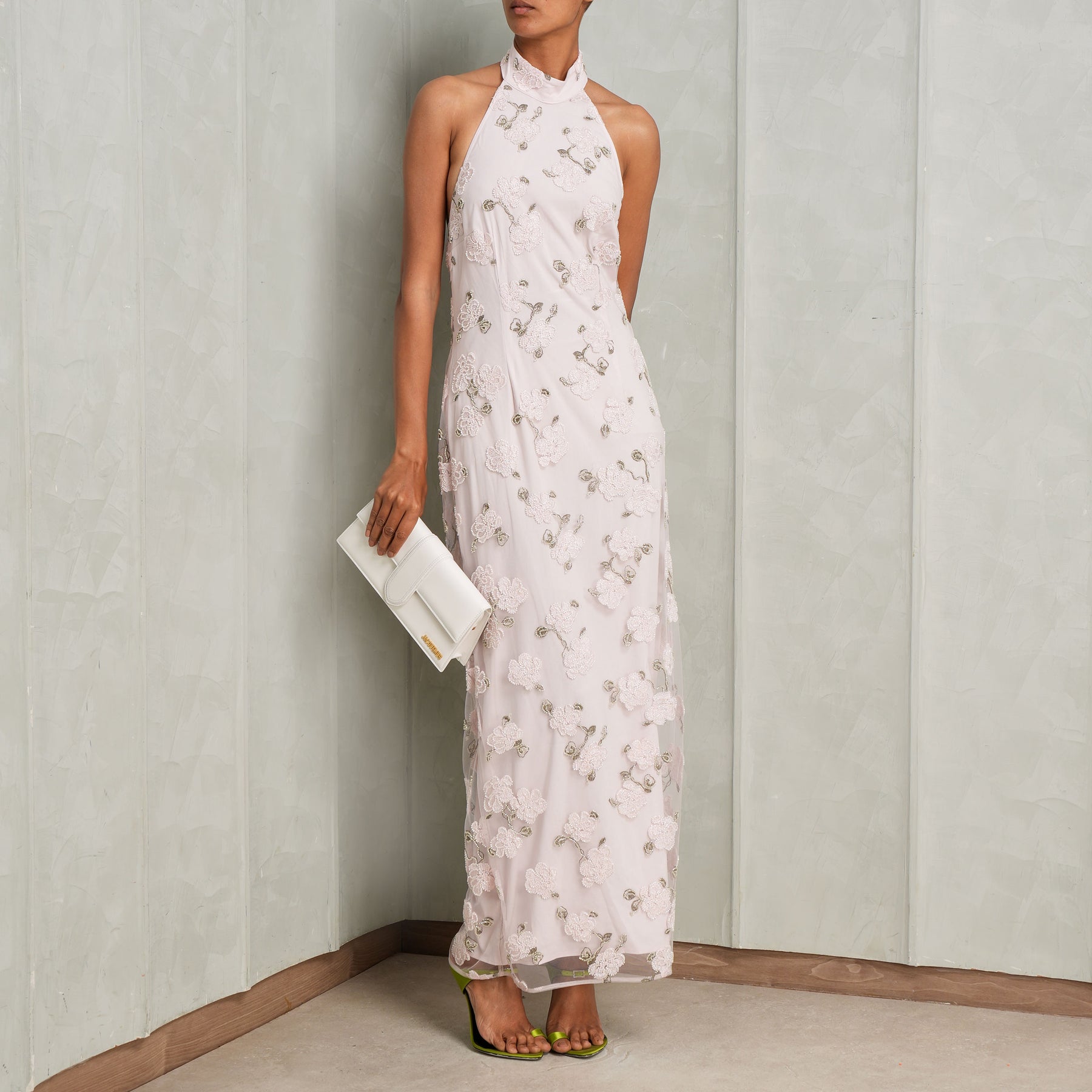 Flower Beads Maxi Dress | ROTATE Birger Christensen | Le Mill Flower Beads Maxi Dress | ROTATE Birger Christensen | Le Mill