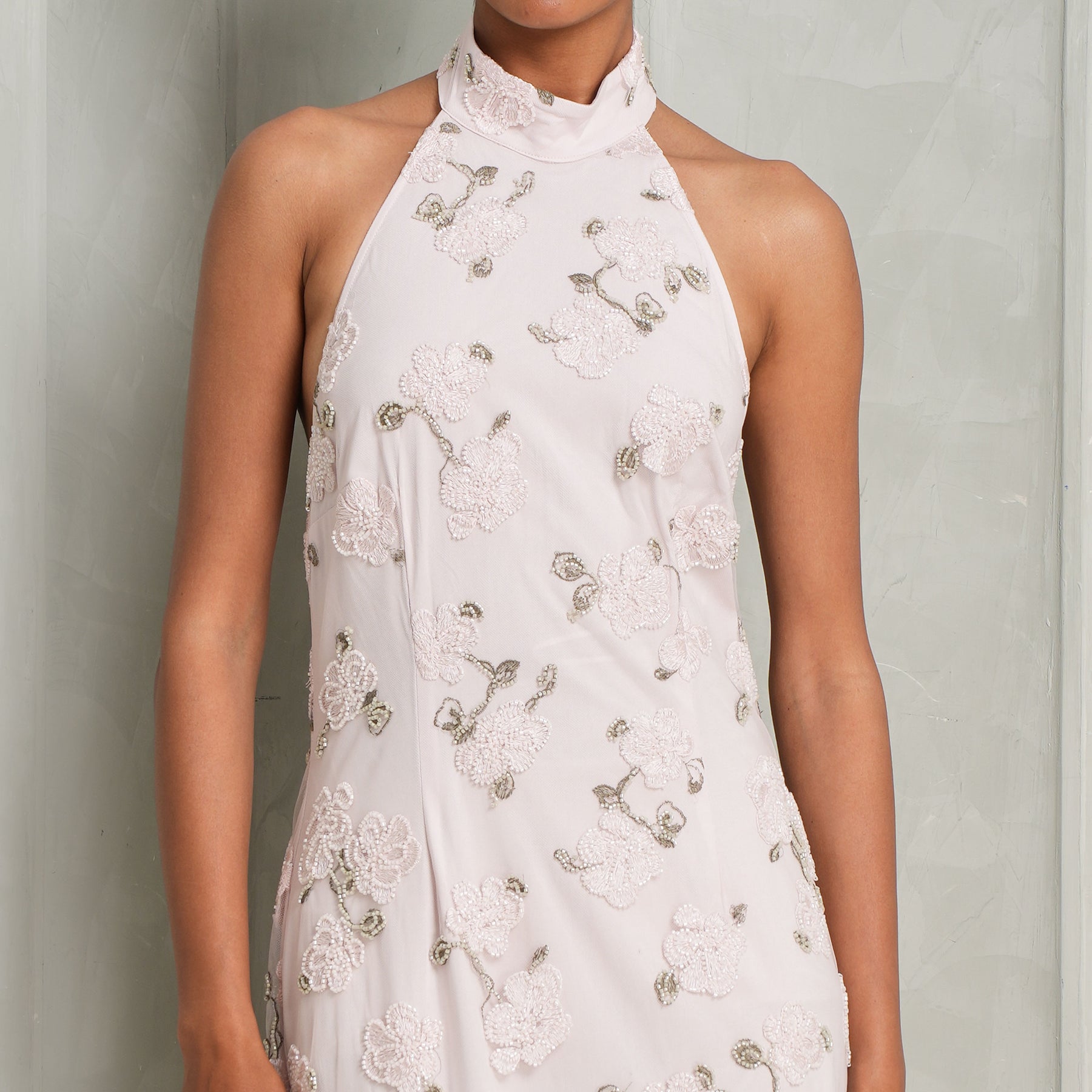 Flower Beads Maxi Dress | ROTATE Birger Christensen | Le Mill Flower Beads Maxi Dress | ROTATE Birger Christensen | Le Mill