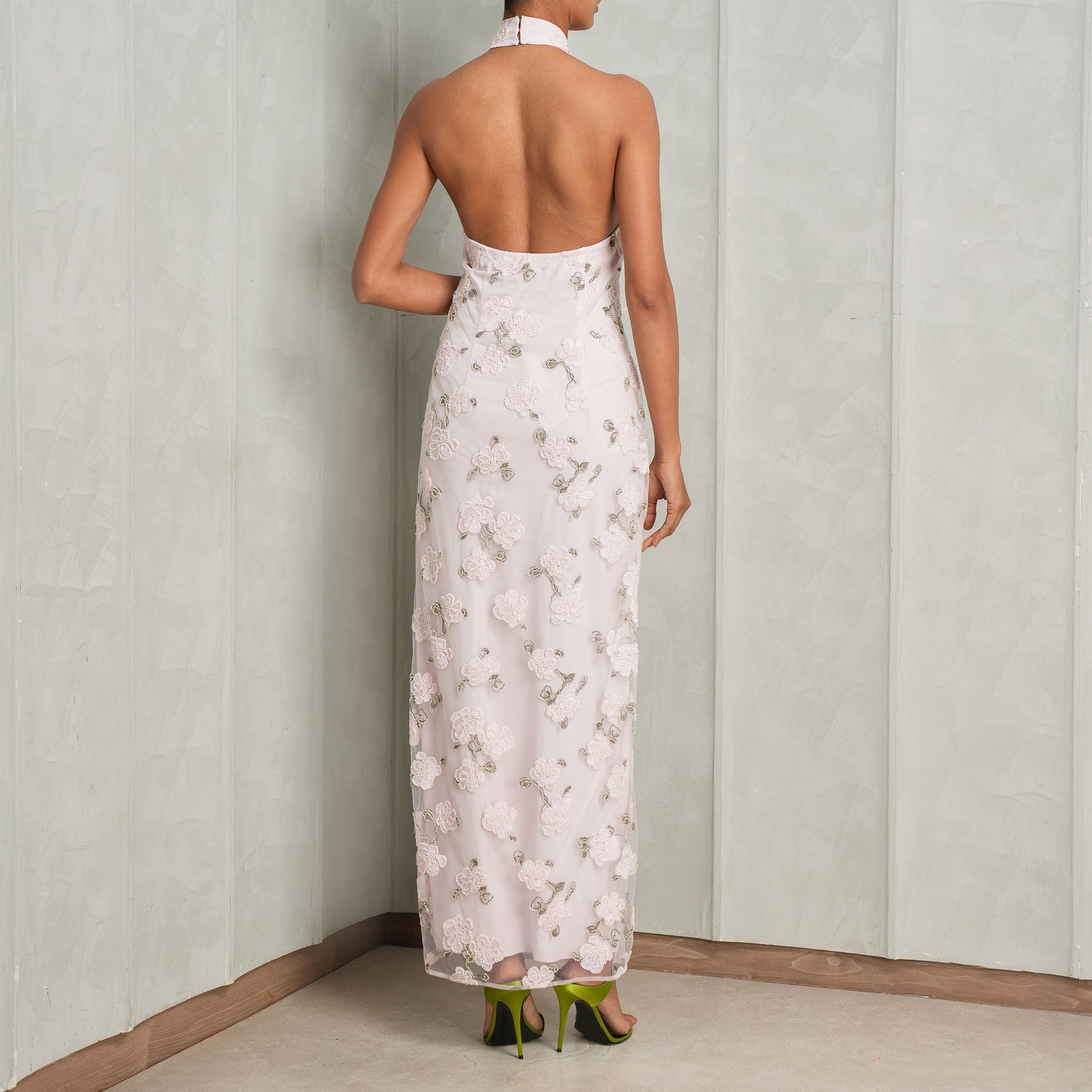 Flower Beads Maxi Dress | ROTATE Birger Christensen