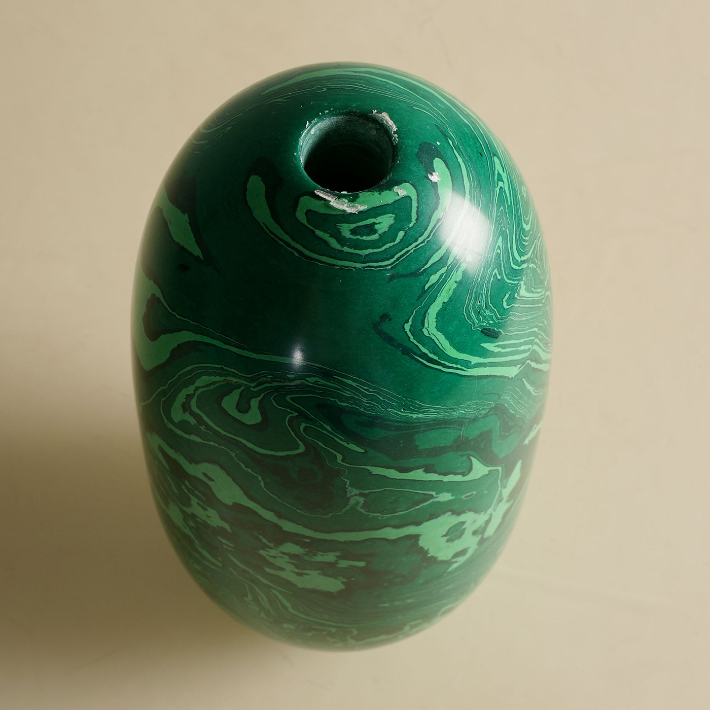 Green Lingam Vase