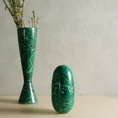 Green Lingam Vase