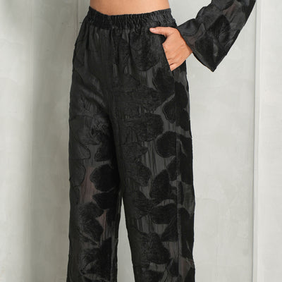 LouLou Velvet Black Pants