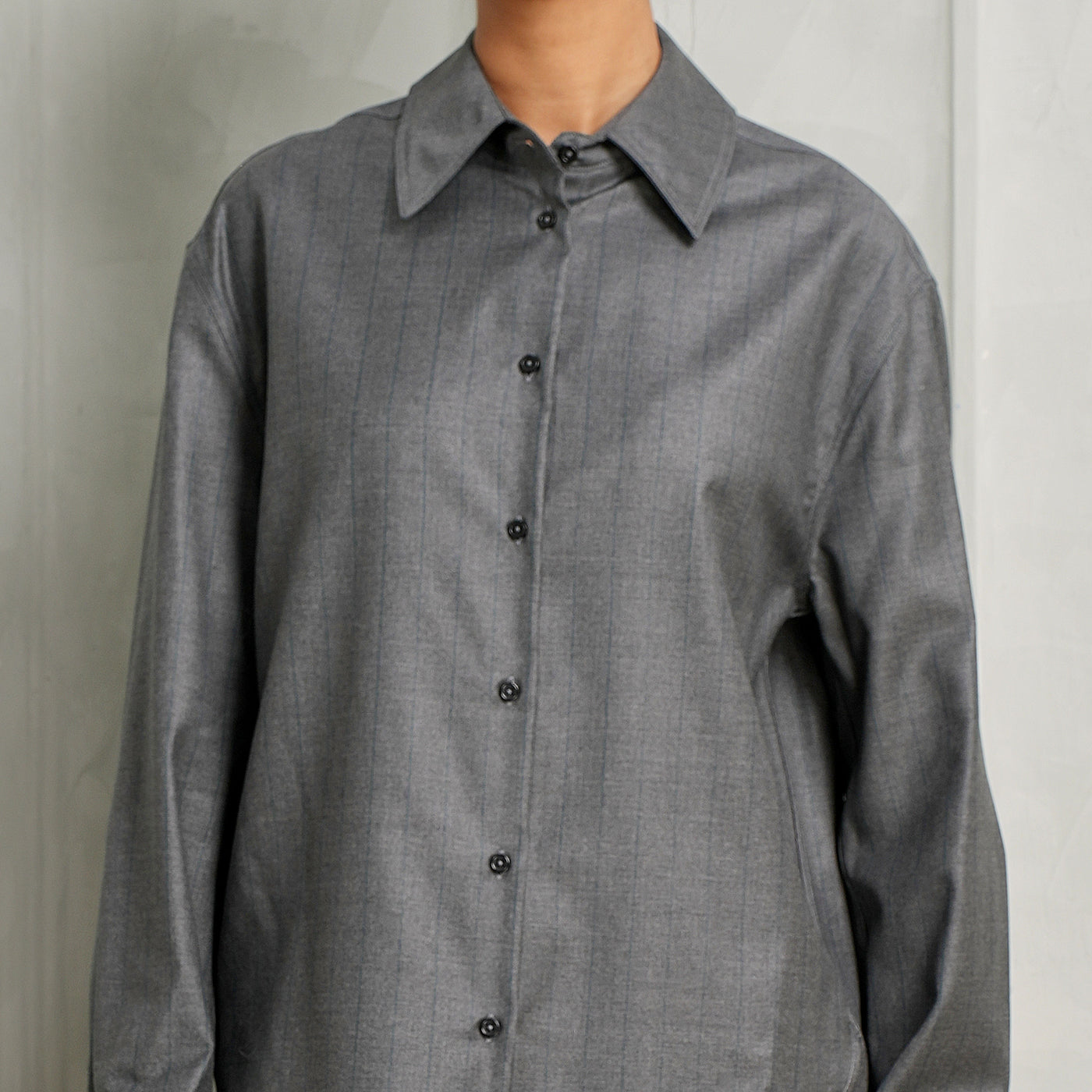 LouLou Grey Stripped Shirt