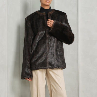 LouLou Brown Faux Fur Jacket