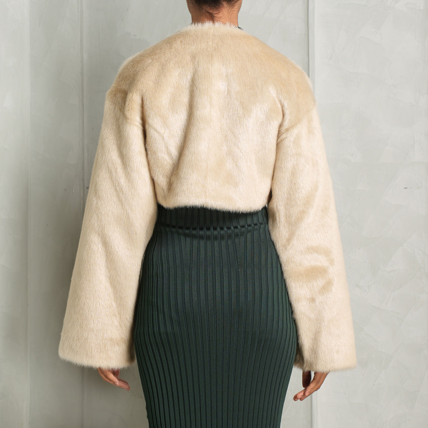 LouLou White Faux Fur Jacket